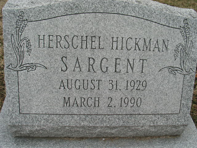 Herschel Hickman Sargent tombstone